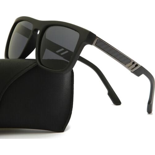 Classic Men Polarized Sunglasses Brand Design Men Square Driving Sun Glasses Vintage Sunglass UV400 Shades Eyewear gafas de sol