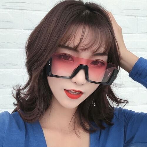 Cool 2020 Half Frame Square Sunglasses Black Lens Women Fashion Brand Designer Eyewear Sexy Shades