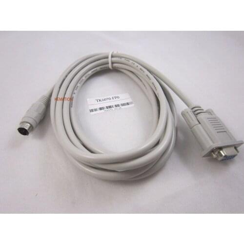 Compatible Cable TK6070-FP0 TK6070/FP0 for WEINVIEW WEINTEK TK6070 Touch Screen Panel & FP0 PLC 2.5m TK6070 FP0 9pin Female