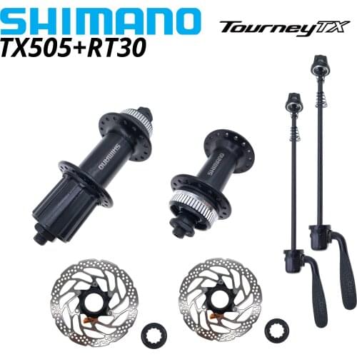 Shimano TOURNEY TX505 RT30 160mm front rear freehub & rotor 8 9 10 SPEED MTB mountain bike center lock 32 hole disc brake HB FH