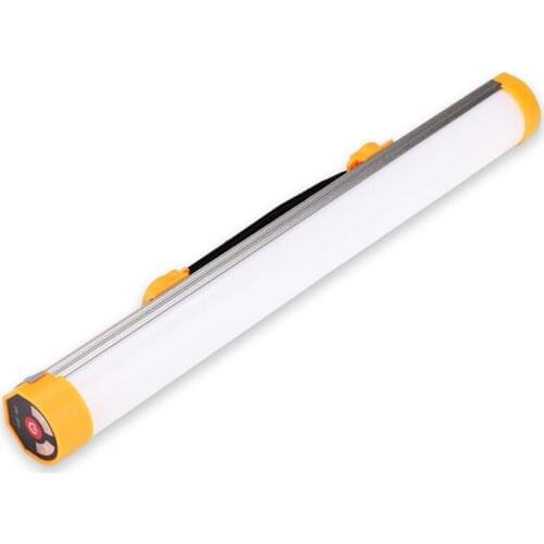 Portable Camping Light, Rechargeable LED Flashlight and Magnet Base Work Light for Camping, Hurricane, Hiking, Emergency