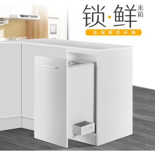 Built-in kitchen pest control, door-type rice box, 30 kg large capacity rice cabinet