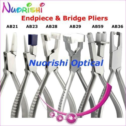 Free shipping high quality glasses Endpiece and Bridge plier AB21 AB23 AB28 AB29 AB36 AB59