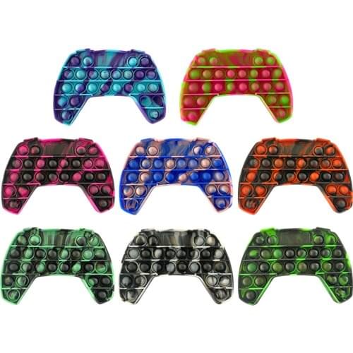 Funny Gamepad Shaped Bubble Rainbow Fidget Toys Sensory Anti-stress Needs Anti-stress Toys for Adult Children антистресс