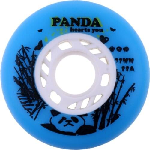 Replacement Brake Skating Wheels Inline Skate Wheels Blue for Outdoor and Indoor