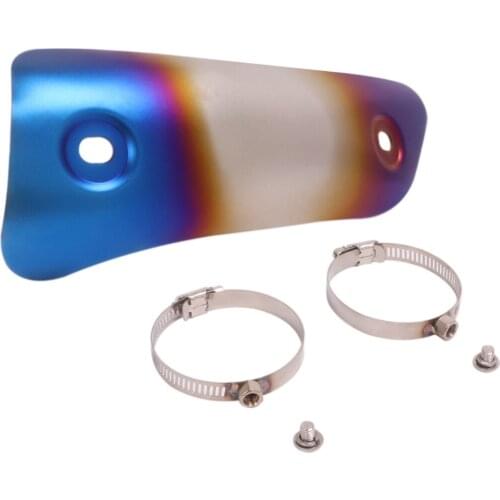 Motorcycle Exhaust Pipe stainless steel Protector Heat Shield Cover Guard Anti-scalding Cover For Most moto Scooter Cover