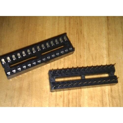 5/PCS IC Socket IC Testing Seat 28P 28 Feet Chip Holder DIP28 Narrow-Body