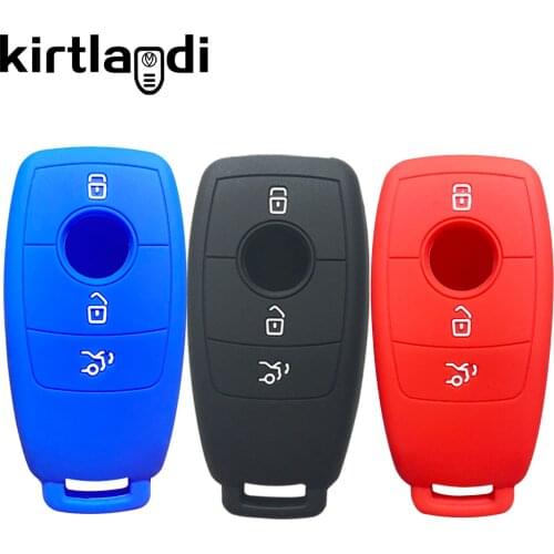 3 Button Remote Key Case Holder Cover for Benz Mercedes GLC300 C180 C200 C260 GLC 2020 S450 AMG E53 S65 C43 A200 A220 E300 Coupe
