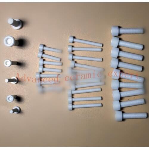 Zirconia ceramic screw / antioxidant, high temperature resistant, acid base, high strength screw /M2.5*9