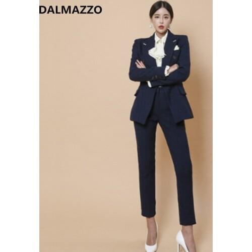 Женские брючные костюмы DALMAZZO China At AliExpress