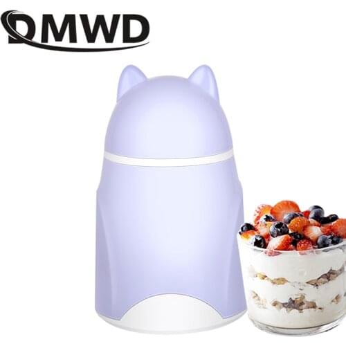 DMWD USB Portable Mini Yoghurt Maker Automatic Yoghurt Container Fermenting Machine Sour Cream Leben Fermenter Yoghurt Cup
