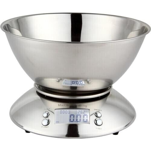 Electronic Digital Scale Portable Household Stainless Steel Balance Measuring Weight LED Electronic Scale Kitchen Accessories