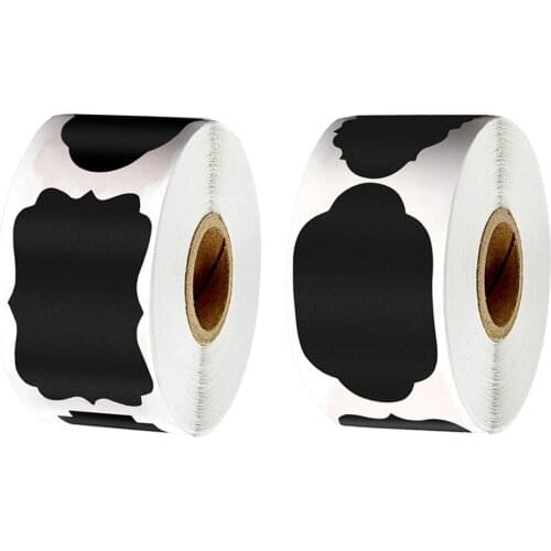 Chalkboard Labels 300 /Roll, Pantry and Storage Stickers for Jars: Spice, Glass, Cups, Containers, Canisters