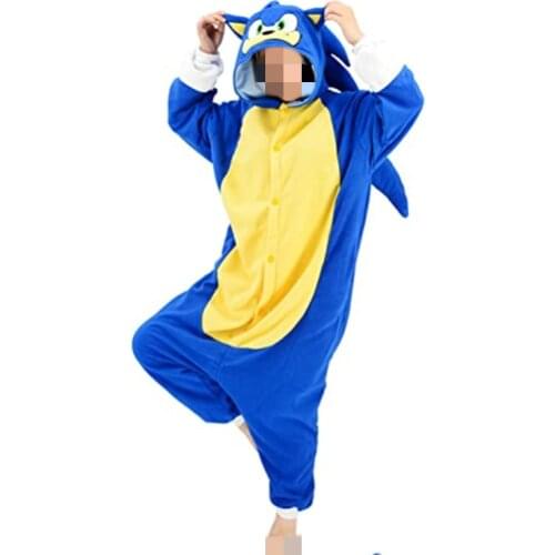 HKSNG 2021 New Arrival Adult Animal Yellow Hedgehog Kigurumi Onesies Pajamas Cartoon Christmas Halloween Party Jumpsuits