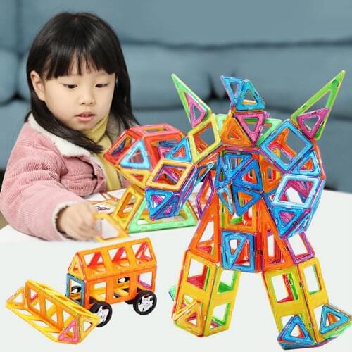 277PCS Funny 3D Magnetic Building Blocks Tiles Set Educational Toy for Kids Children Boys Girls Birthday Christmas Gift