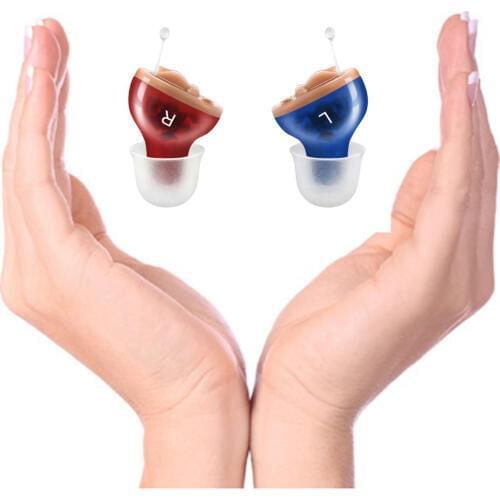 Mini Size Hearing Aid Inner Ear Invisible Hearing Aid Volume Adjustable Hearing Aids Ear Sound Amplifier Left Right Optional