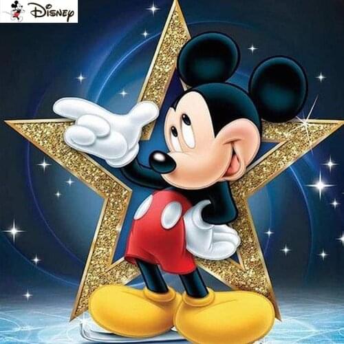 Disney Art 5D Diy Diamond Painting "Cartoon Mickey Mouse" Diamond Pictures Cross Stitch 3D Rhinestone Embroidery Decor A30496