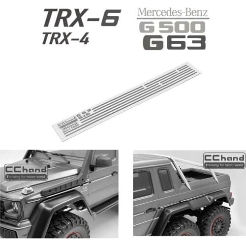 Car Body Electroplate Decal Strip Stickers For 1/10 Radio Control Cars TRAXXAS TRX6 6X6 Mercedes G63 Truck Toys Diy Accessories