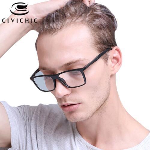 Chic TR90 Myopia Optical Glasses Frame Men Retro Flat Eyeglasses Women UV400 Lunette De Vue Brand Designer Clear Eyewear COG58