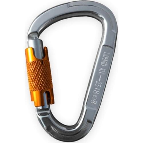 Outdoor Professional Carabiner Pear Shape Safety Master Lock Rock Climbing Buckle Equipment New