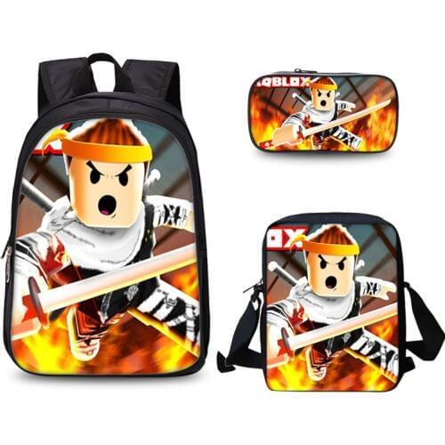 3 set Kids Popular Game Backpack New School Bags for Teenagers Boys and Girls Kids School Backpack mochila mujer