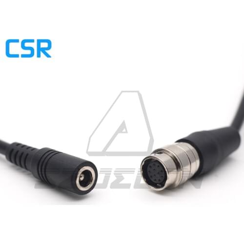 DC 2.5 female to Hirose 12pin female Plug for B4 2/3" Lens Canon Fuji camera lens B4 B2 B3 lens power supply line
