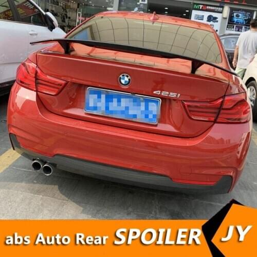 For BMW F32 Spoiler 2013-2016 BMW F32 F33 420i 428i 435i 440 NTk Spoiler ABS plastic Material Car Rear Wing Color Rear Spoiler