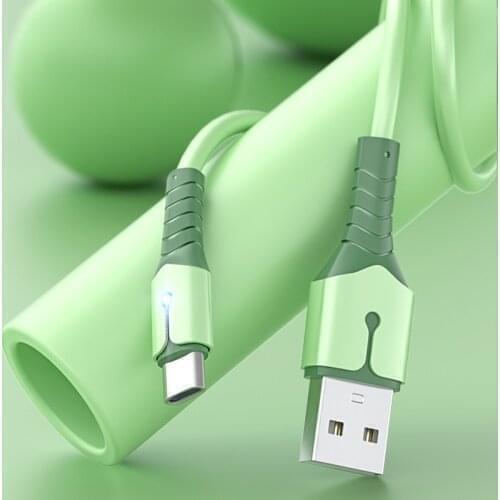 5A Liquid Silicone Super Fast Charge Cable Micro USB Type C Cable for HTC LG Samsung Huawei Xiaomi One Plus Charging Wire