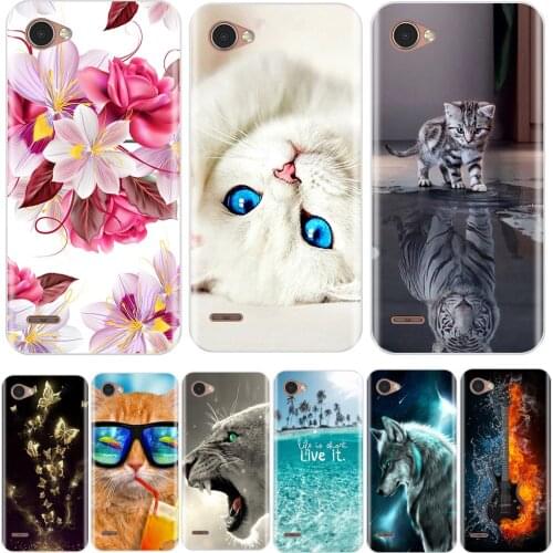 Ultra thin stylish Phone Case For LG Q6 a alpha Q6a Q 6 M700 Funda Capa Soft Silicon Wallet Cover For LG Q6 5.5" Pattern Cover