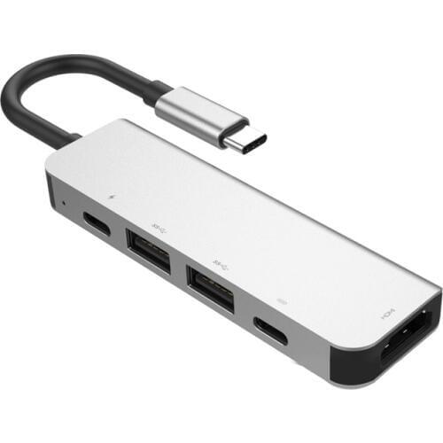 Type C HUB USB C to HDMI 4K USB 3.0 Adapter With USB C PD Charging Converter Dongle For Macbook Pro DELL Samsung S9 S10