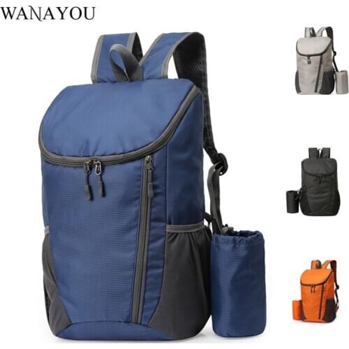 20L Waterproof Folding Backpack,Lightweight Outdoor Sports Bag,Hiking Camping Climbing Travel Trekking Backpack For Men Women