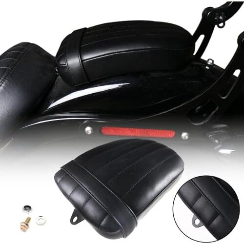 Rear Black Passenger Grid Style Seat For Harley Softail Street Bob 2018-2020 FXBB Model