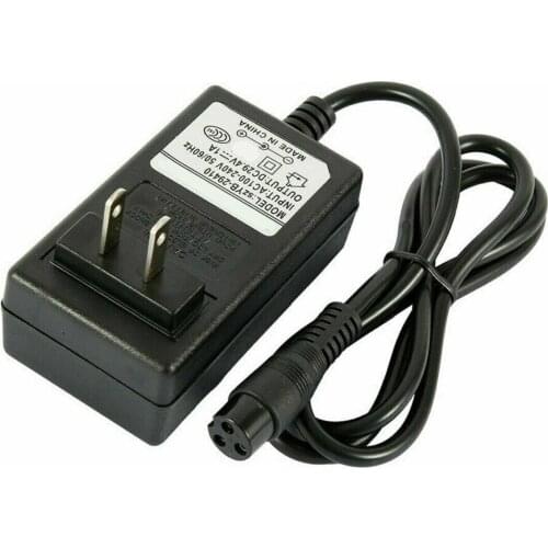 24V 1A Lithium Battery Fast Charger Suitable for Razor Scooter Smart Balance Electric Scooter Battery Charger Power Adapter