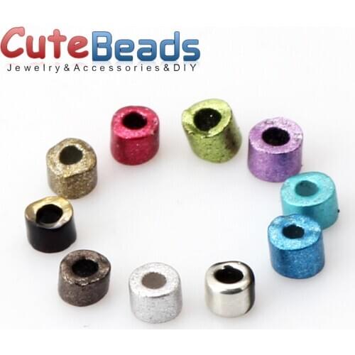 1.8MM 40g/lot Plating Multicolor mixing Glass Seed Bead AAA high quality small tube DIY Necklace/bracelet/Ring Jewelry