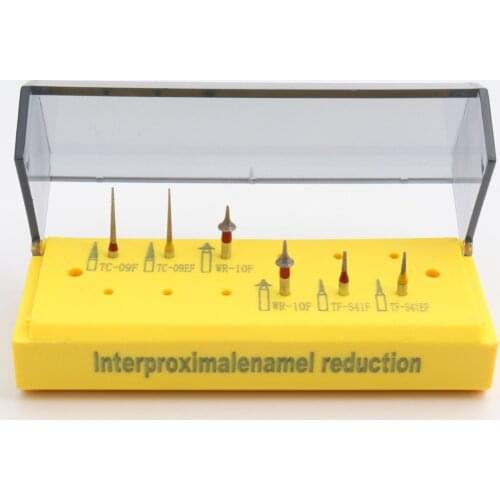1 Kit(6pcs) Dental Interproximalenamel Reduction Dental Diamond Burs Drill Kit Dental Burs Dentists Professional
