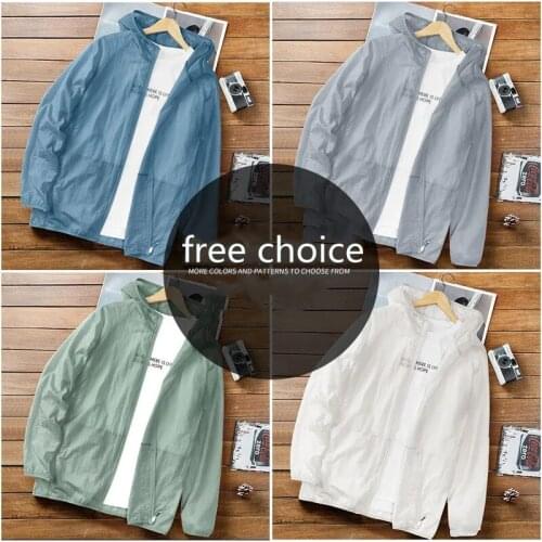 2021 Pocket Quick-Drying Sun Protection Clothing Ultrathin Sunscreen Jacket Windbreaker Cycling Running Camping Breathable Shirt