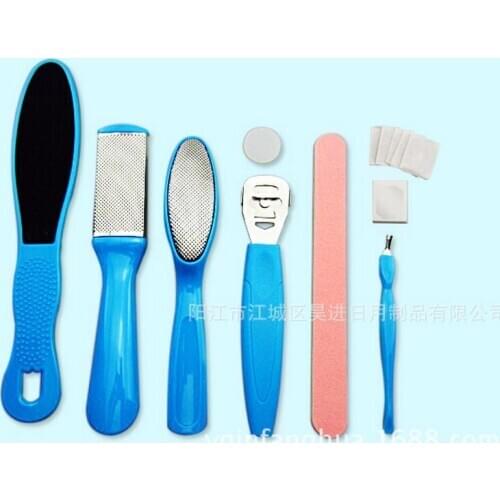 50pcs Foot Pedicure Tools Kit Prevent Dead Remover Skin Manicure Foot Skin Care Cuticle Nail Clipper DIY Tools new