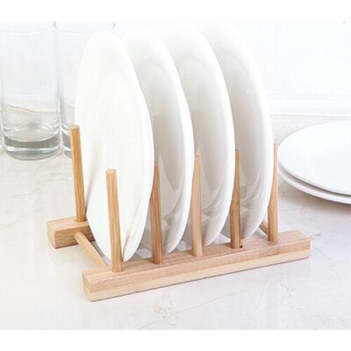 BF040 Multifunctional Bamboo table heat insulation pad, plate cup receptacle storage rack 18*12.8*8cm