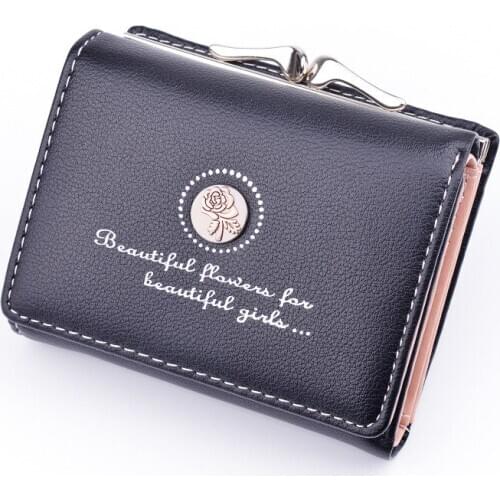 Brand Designer Small Wallets Women Leather Phone Wallets Female Short Zipper Coin Purses Money Credit Card Holders Clutch Bags