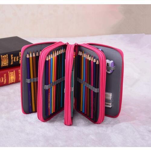 Secret garden water color pencils case School Supplies Pencilcase 72 holders Pencil Cases Stationery School Tools Kawaii Bag