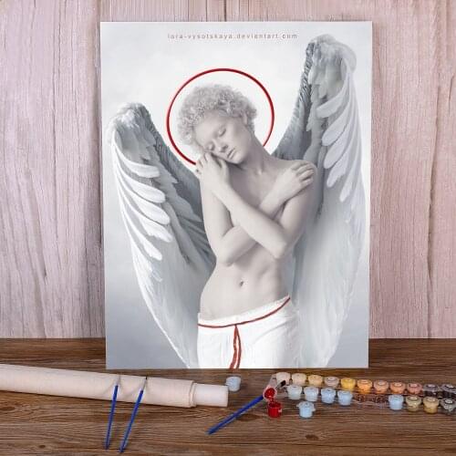 Woman Girl DIY Paint By Numbers Kit Acrylic Paints 50*70 Canvas Painting Home Decor Crafts For Adults For Handiwork