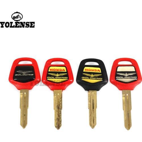 For Honda 1800 Goldwing GL1800 GL 1800 Motorcycle Accessories Embryo Blank Keys Can install chip Motor bike Moto Part