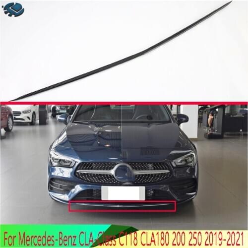For Mercedes-Benz CLA-Class C118 CLA180 200 250 2019-2021 Front Grille Accent Cover Lower Mesh Trim Molding Styling