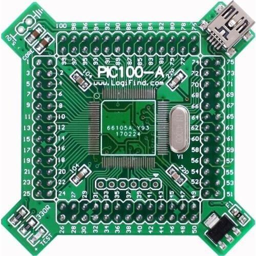 DsPIC PIC32 PIC24 MCU development board core board PIC100-A semi-finished products without SCM