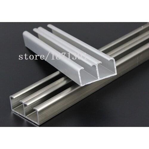 Double track thickening Lifting rail on moving door Glass door sliding Slideway of sliding door Chute Hanging wooden doors Thick