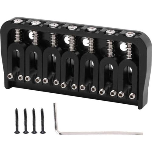 Electric Guitar Bridge 6 Strings GA890 7 Strings GA891 Guitar Metal Bridge Musical Accessories Zinc Alloy String Fixed Bridge