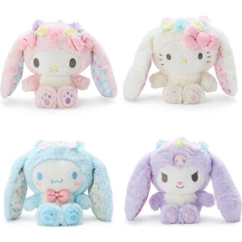 New Kawaii Anime Easter Bunny Rabbit Dog Plush Kids Stuffed Toys Children Gifts