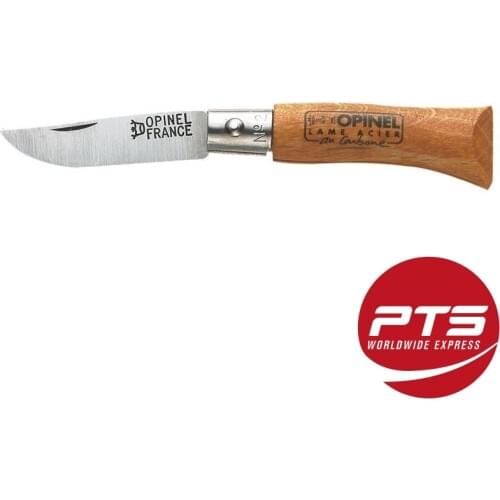 Opinel France Made Knife Model Genuine Luxury Carry on Fold Tactical Minimal 6 gr Carbone Steel Folding Pocket with Beech Handle