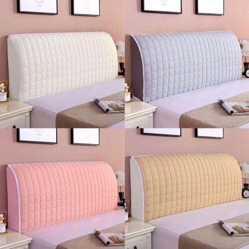 Pure color thickened all inclusive bed cover simple modern bedding soft package arc universal universal dust protection cover