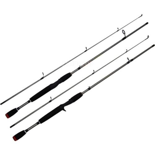 20Pcs/Lot 2018 New 1.8m 2 Segments Fishing Rod M Power Line wt.6-15lb Lure wt.1/8-3/4oz Carbon Spinning Casting Lure Fishing Rod